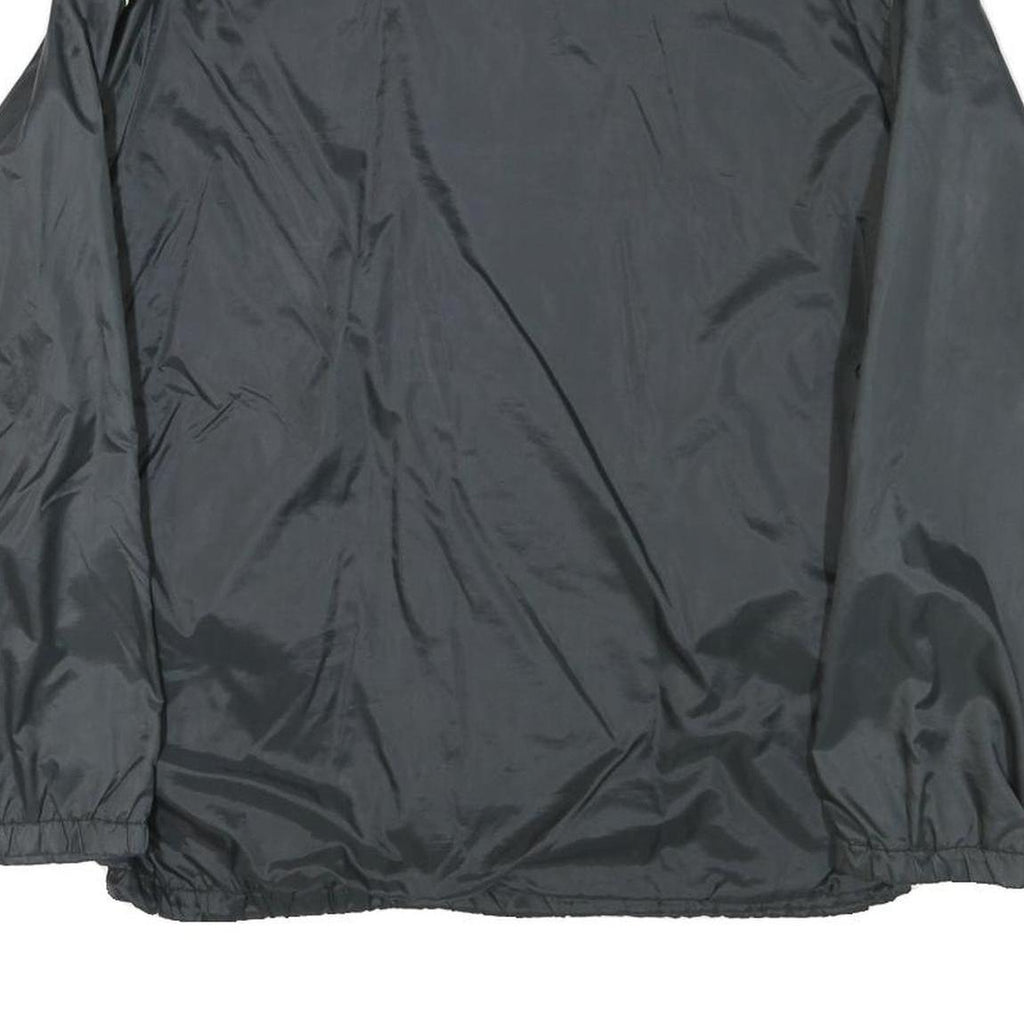 BIRDIE Mens Black Firefighter Button Jacket M Cotton Blend Casual Retro