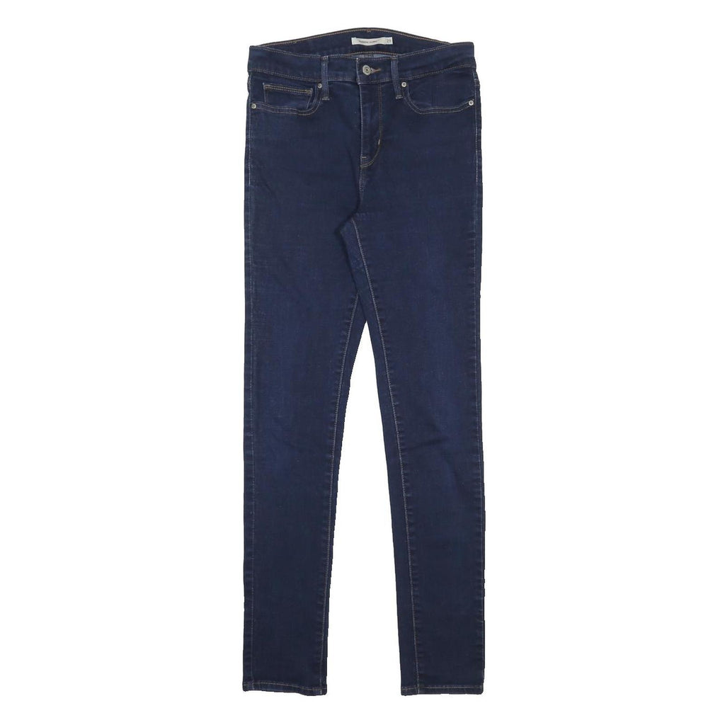 LEVI'S Slimming Womens Jeans Blue Slim Skinny Denim W29 L32 Classic Zip
