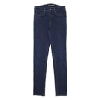LEVI'S Slimming Womens Jeans Blue Slim Skinny Denim W29 L32 Classic Zip