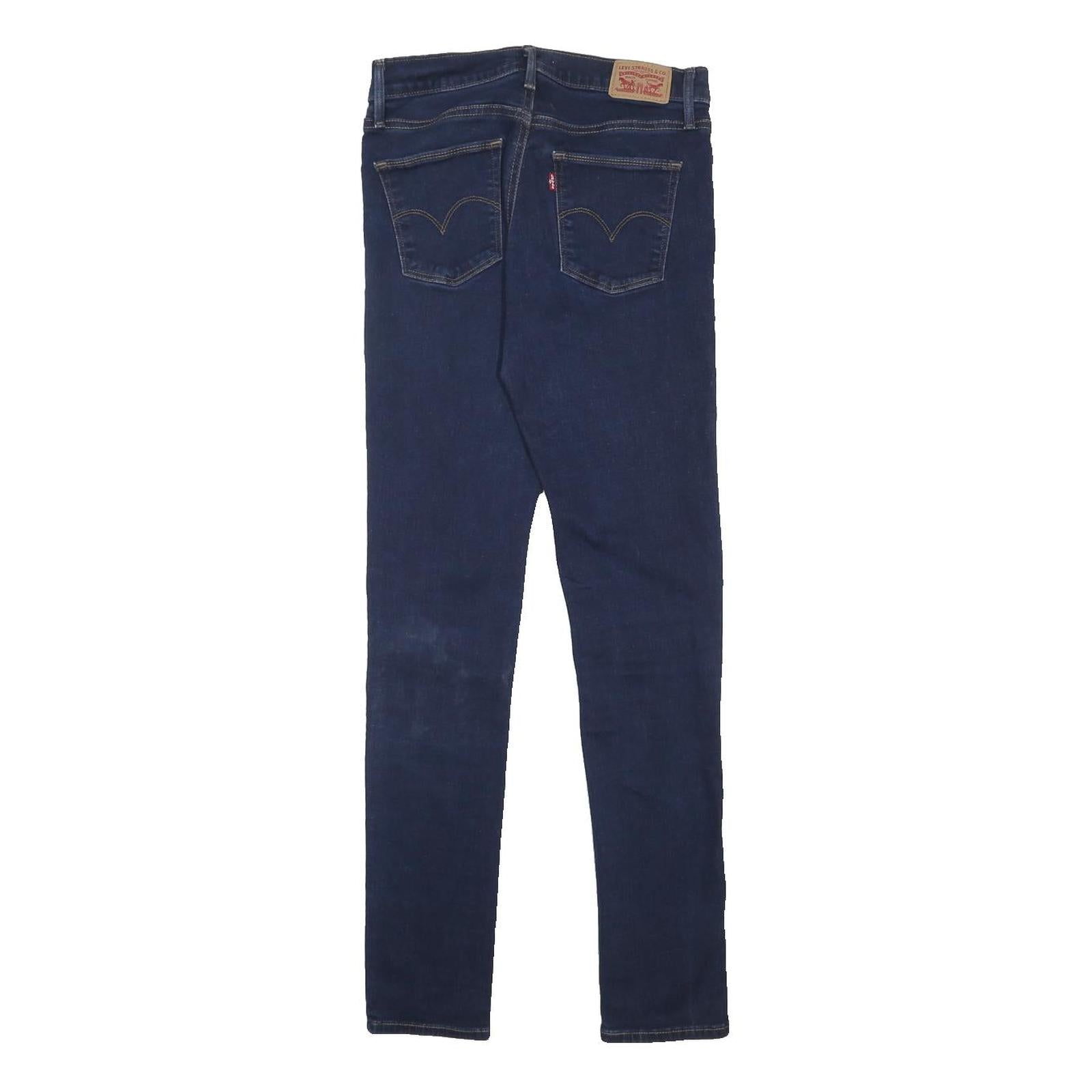LEVI'S Slimming Womens Jeans Blue Slim Skinny Denim W29 L32 Classic Zip
