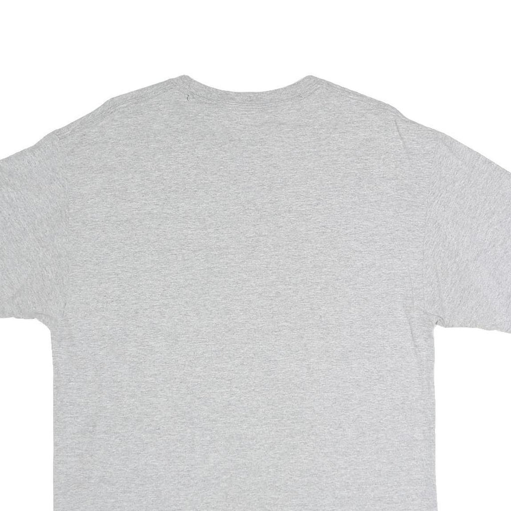 CHAMPION Mens Grey Bellhaven University Graphic T-Shirt L Crew Neck Short Sleeve