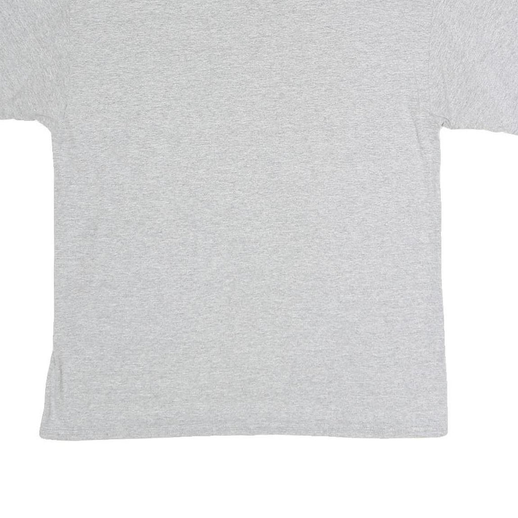 CHAMPION Mens Grey Bellhaven University Graphic T-Shirt L Crew Neck Short Sleeve