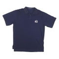 POLO SPORT RALPH LAUREN Mens Navy Blue Polo Tennis Short Sleeve Plain L Cotton