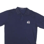 POLO SPORT RALPH LAUREN Mens Navy Blue Polo Tennis Short Sleeve Plain L Cotton