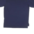 POLO SPORT RALPH LAUREN Mens Navy Blue Polo Tennis Short Sleeve Plain L Cotton