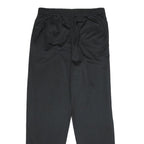 LOTTO Mens Joggers Black M W30 L30 Polyester Drawstring Casual Relaxed Fit