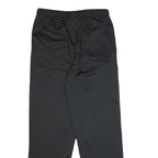 LOTTO Mens Joggers Black M W30 L30 Polyester Drawstring Casual Relaxed Fit