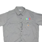 CARHARTT Mens Worker Shirt Grey 2XL