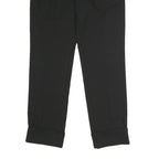 FREE PEOPLE Womens Black Regular Fit Straight Trousers W30 L29 Work Relaxed