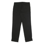 FREE PEOPLE Womens Black Regular Fit Straight Trousers W30 L29 Work Relaxed