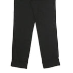 FREE PEOPLE Womens Black Regular Fit Straight Trousers W30 L29 Work Relaxed