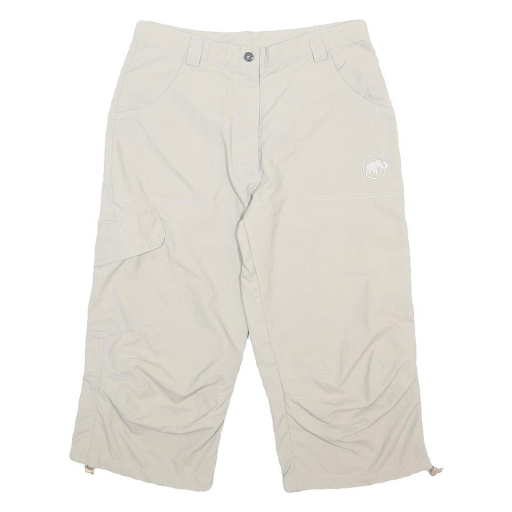 MAMMUT Womens Shorts Beige Casual Cargo Plain M W28 Outdoor Lightweight