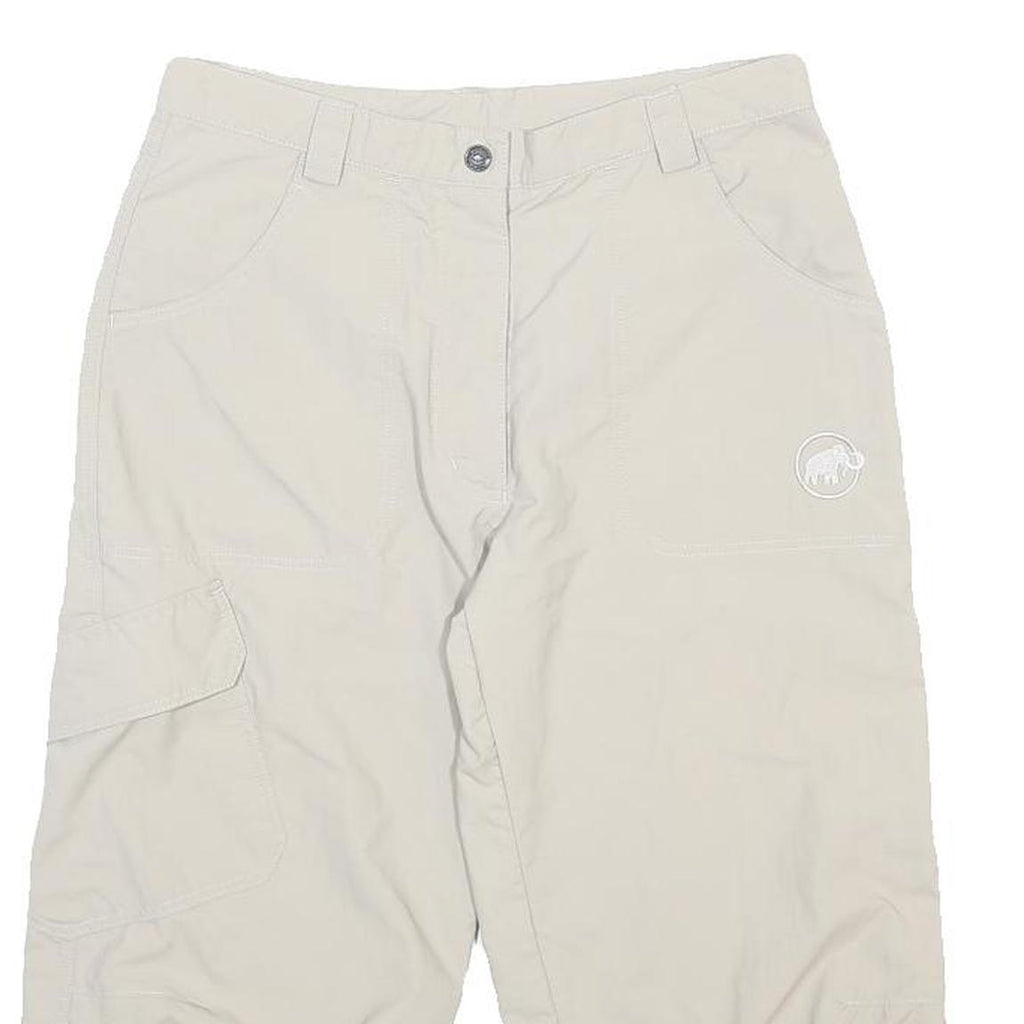 MAMMUT Womens Shorts Beige Casual Cargo Plain M W28 Outdoor Lightweight