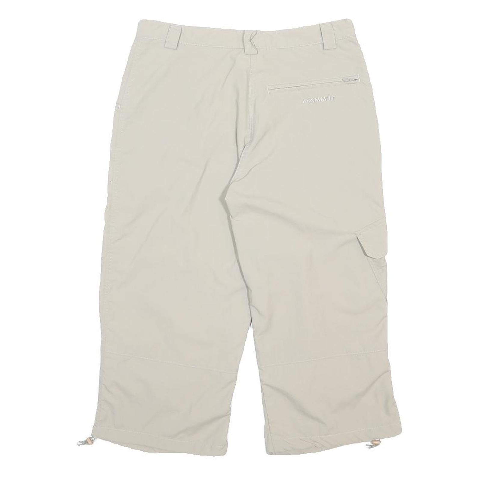 MAMMUT Womens Shorts Beige Casual Cargo Plain M W28 Outdoor Lightweight