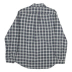 RALPH LAUREN Mens Black & Grey Plaid Cotton Shirt XL Classic Button Down