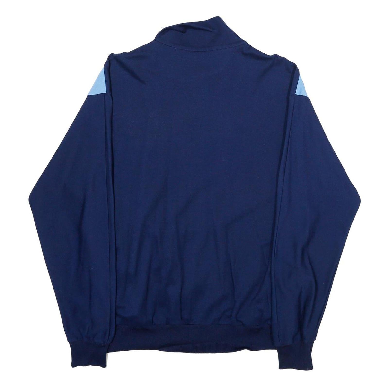 GONSO Mens Blue & Light Blue Jacket L Cotton Blend Colourblock Zip Activewear