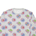 DESIGUAL Womens Patterned Jumper Grey Floral L