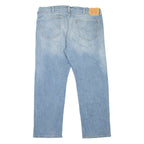 LEVI'S 505 Jeans Mens Blue Regular Straight Stone Wash W40 L30