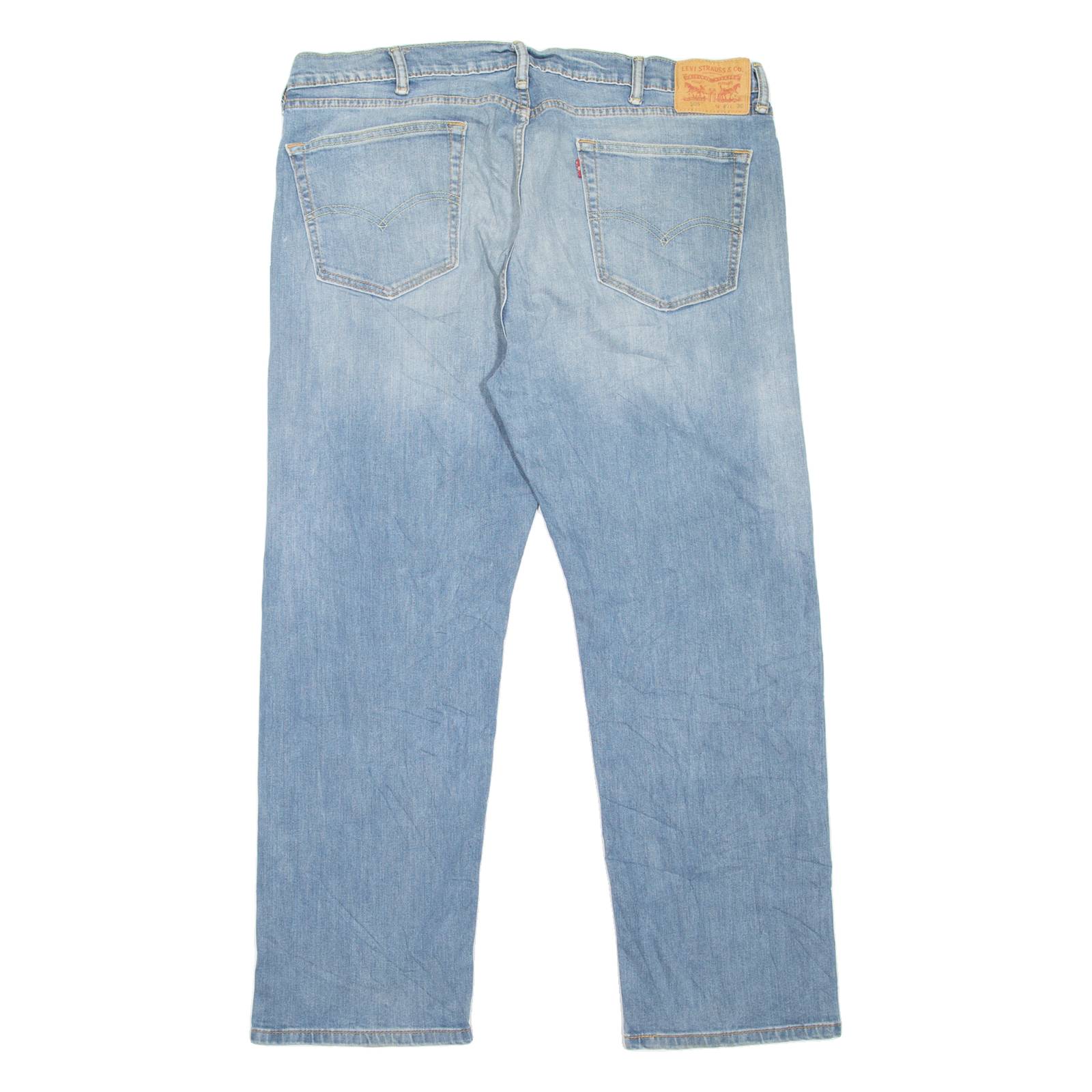 LEVI'S 505 Jeans Mens Blue Regular Straight Stone Wash W40 L30