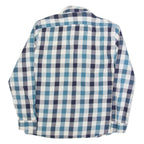 U.S. POLO ASSN Mens Shirt Blue Check Long Sleeve L