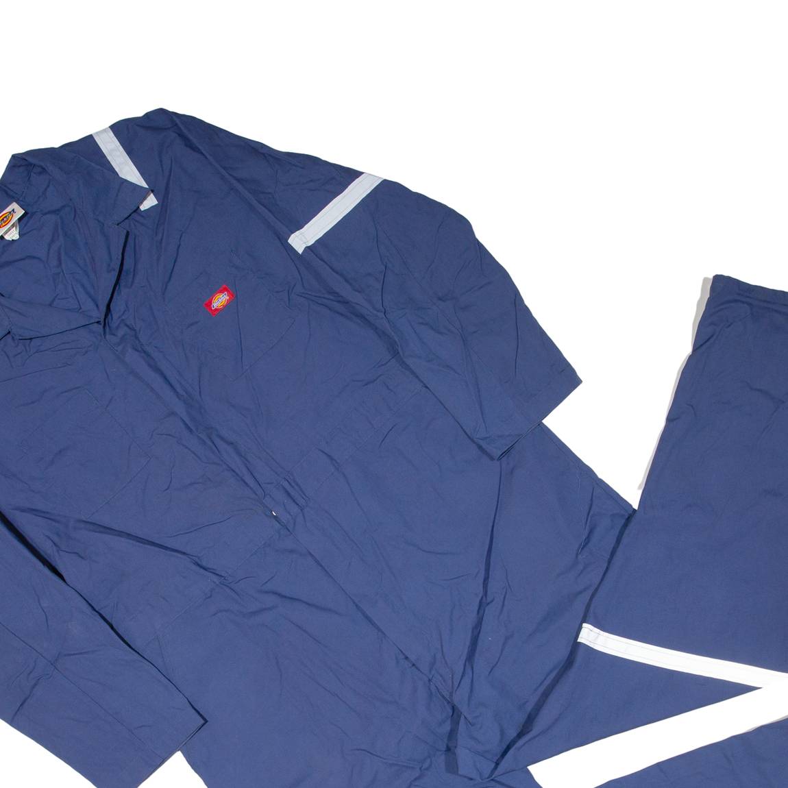 DICKIES Workwear Mens Boiler Suit Blue Relaxed 2XL W46 L31
