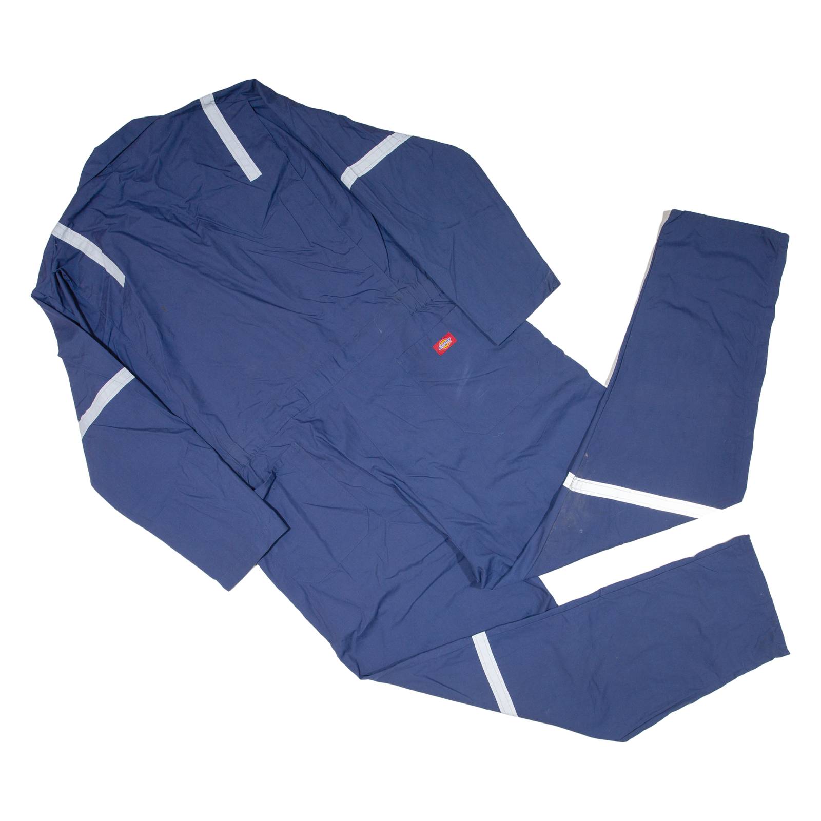 DICKIES Workwear Mens Boiler Suit Blue Relaxed 2XL W46 L31