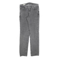 LEVI'S 511 BIG E Mens Slim Grey Denim Medium W29 L32 Stretch Cotton Blend Zip