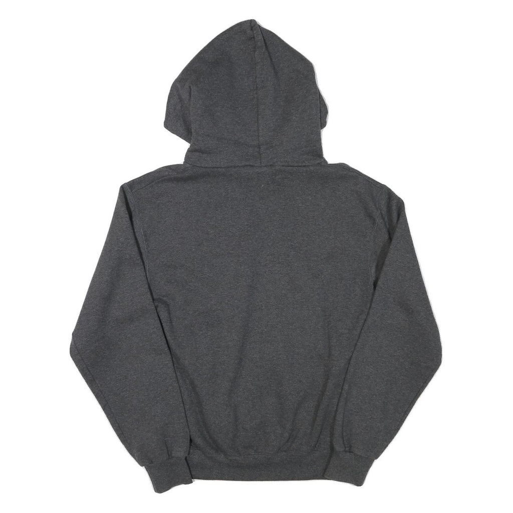 CHAMPION Mens Grey University Logo Pullover Hoodie S Cotton Blend Comfortable