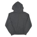 CHAMPION Mens Grey University Logo Pullover Hoodie S Cotton Blend Comfortable