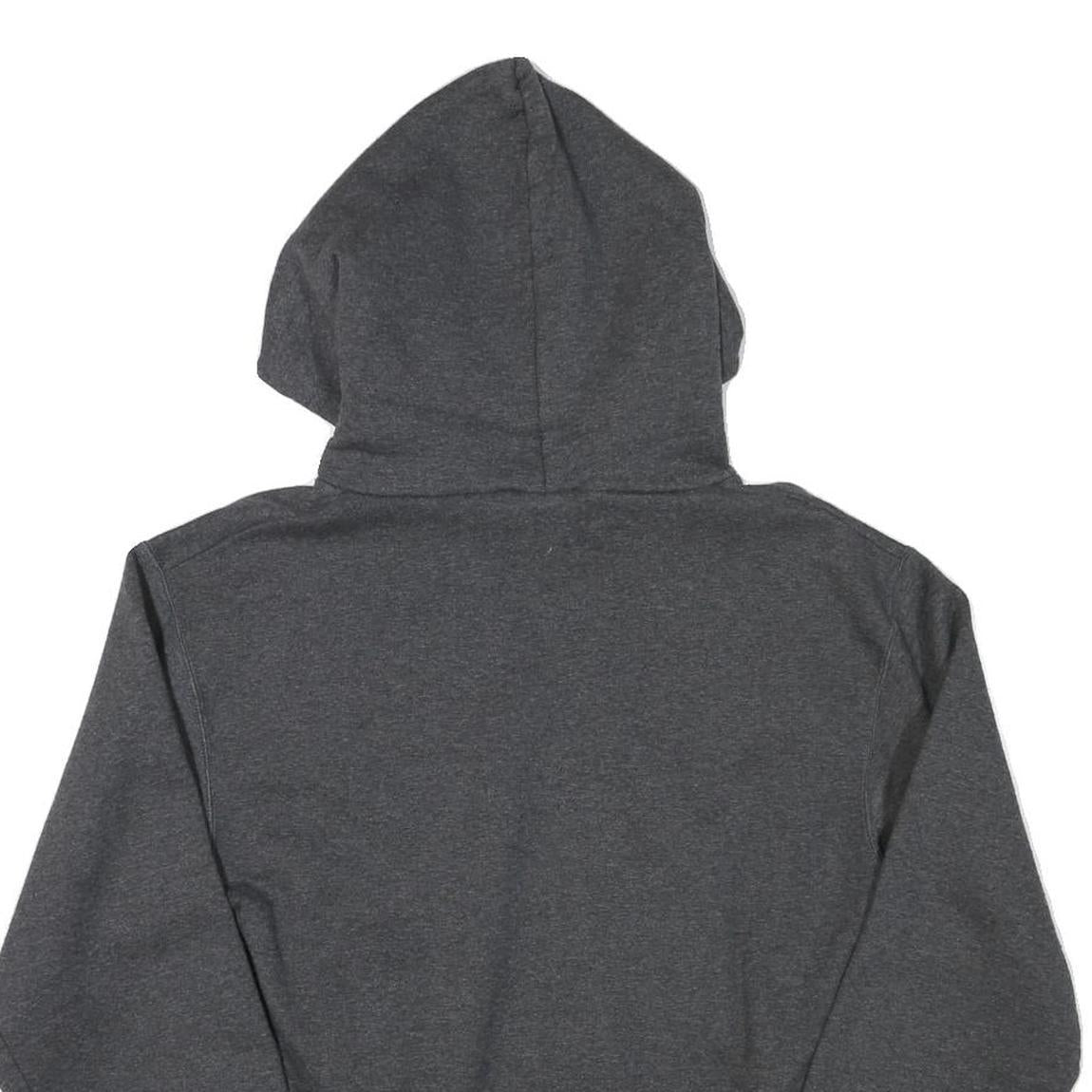 CHAMPION Mens Grey University Logo Pullover Hoodie S Cotton Blend Comfortable