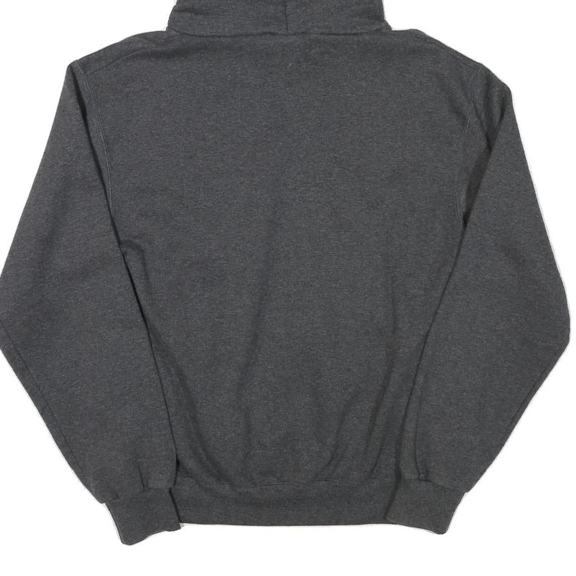 CHAMPION Mens Grey University Logo Pullover Hoodie S Cotton Blend Comfortable