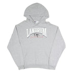 JERZEES Mens Grey Landrum Cardinals Hoodie M Cotton Blend Pullover Sweatshirt