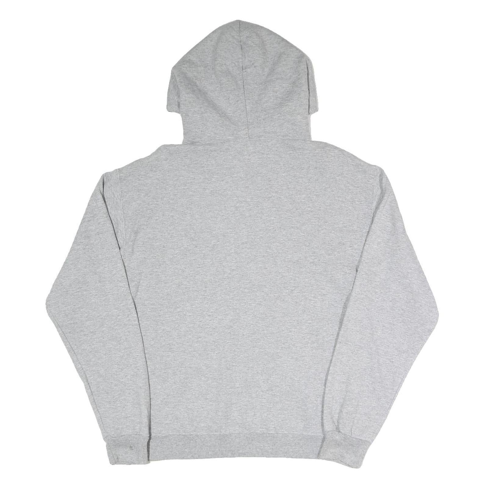 JERZEES Mens Grey Landrum Cardinals Hoodie M Cotton Blend Pullover Sweatshirt