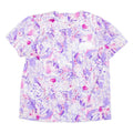 Womens Printed Blouse Purple Viscose Crazy Pattern M