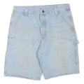 WRANGLER Mens Shorts Blue Casual M W34 Cotton Blend Carpenter Style Workwear
