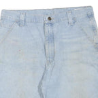 WRANGLER Mens Shorts Blue Casual M W34 Cotton Blend Carpenter Style Workwear
