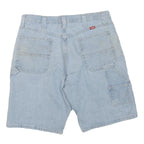 WRANGLER Mens Shorts Blue Casual M W34 Cotton Blend Carpenter Style Workwear