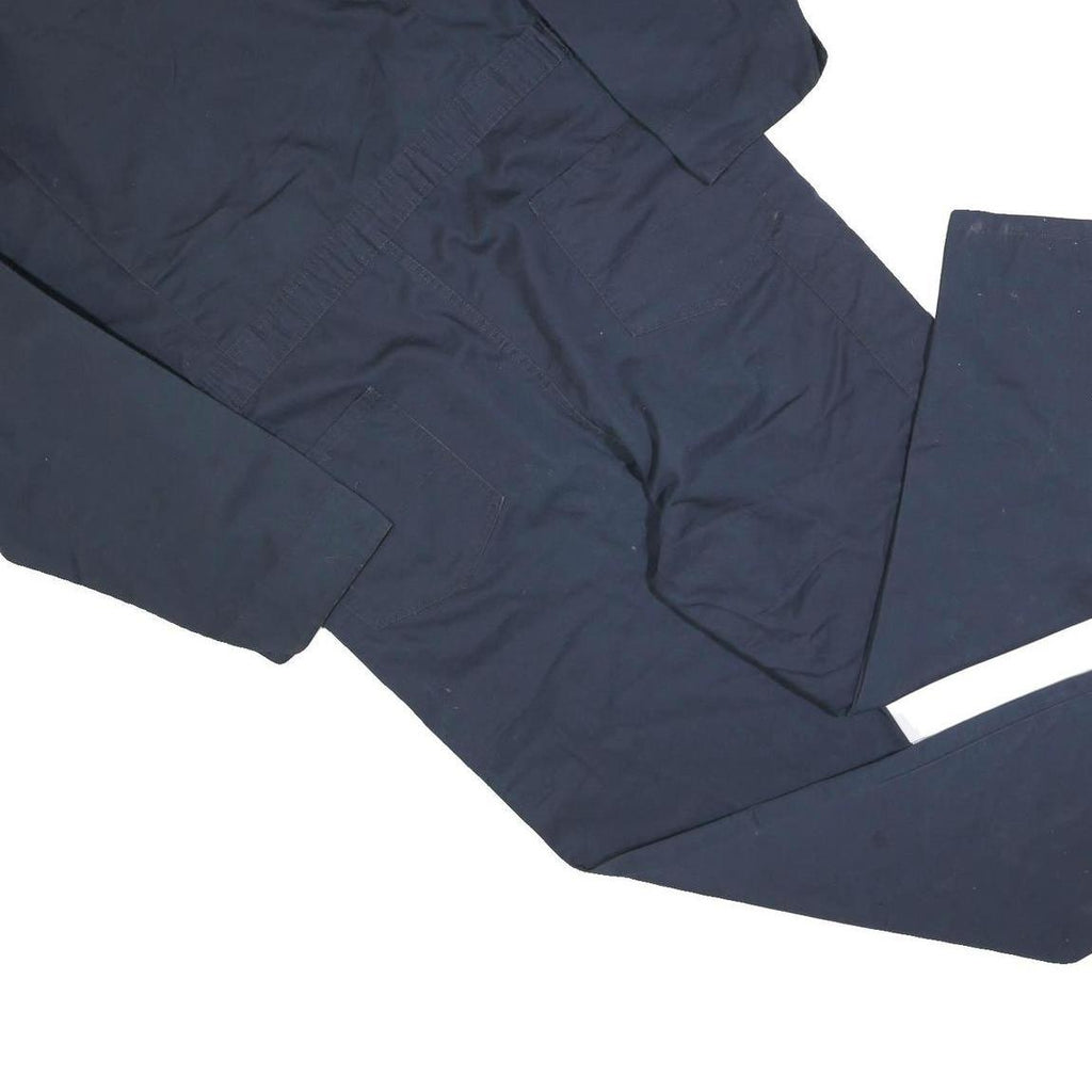 DICKIES Mens Blue Cotton Blend Regular Fit Dungarees XL W44 L30 Workwear