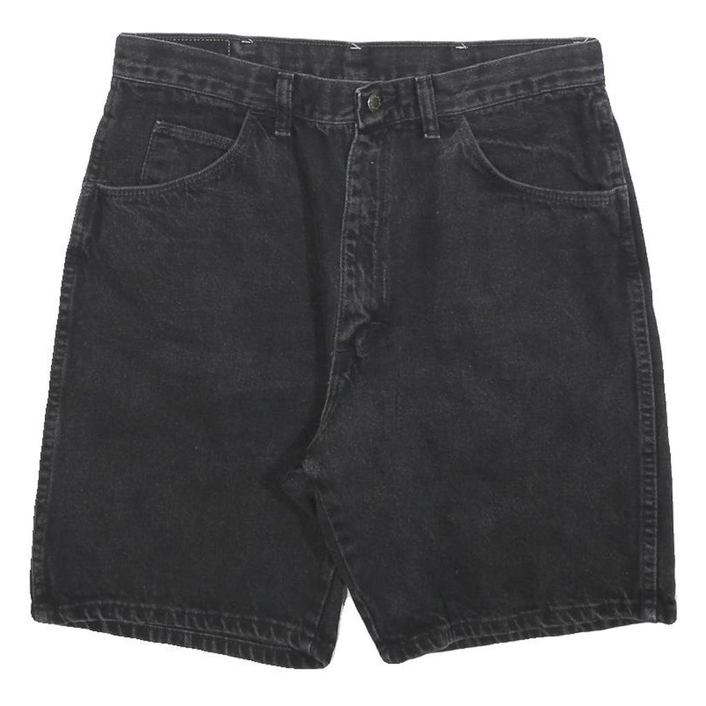 WRANGLER Mens Shorts Black Classic Casual M W34 Cotton Blend