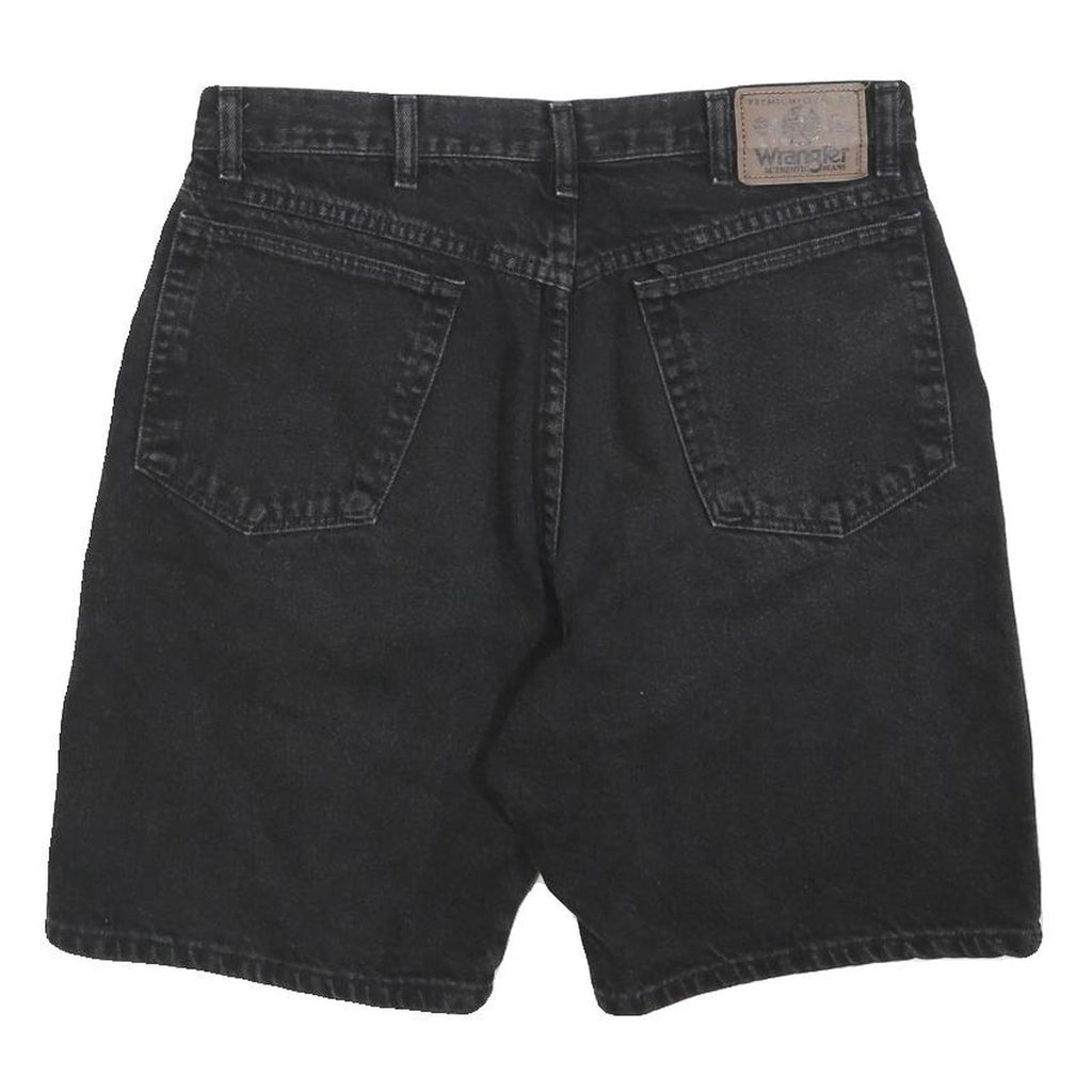 WRANGLER Mens Shorts Black Classic Casual M W34 Cotton Blend