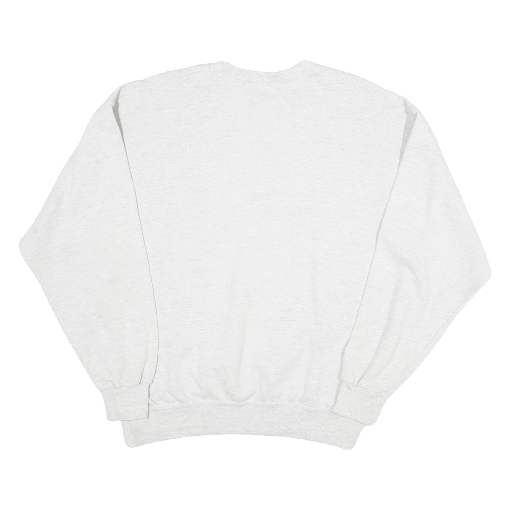 SOFFE SWEATS Mens Grey Germany Crew Neck L Cotton Blend Casual Sweatshirt