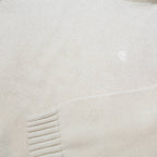 LAUREN RALPH LAUREN Girls Cream Plain Cotton Jumper Roll Neck Cable Knit L
