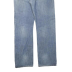 LEVI'S 501 Mens Jeans Blue Regular Straight Denim Light W38 L34 Button Cotton