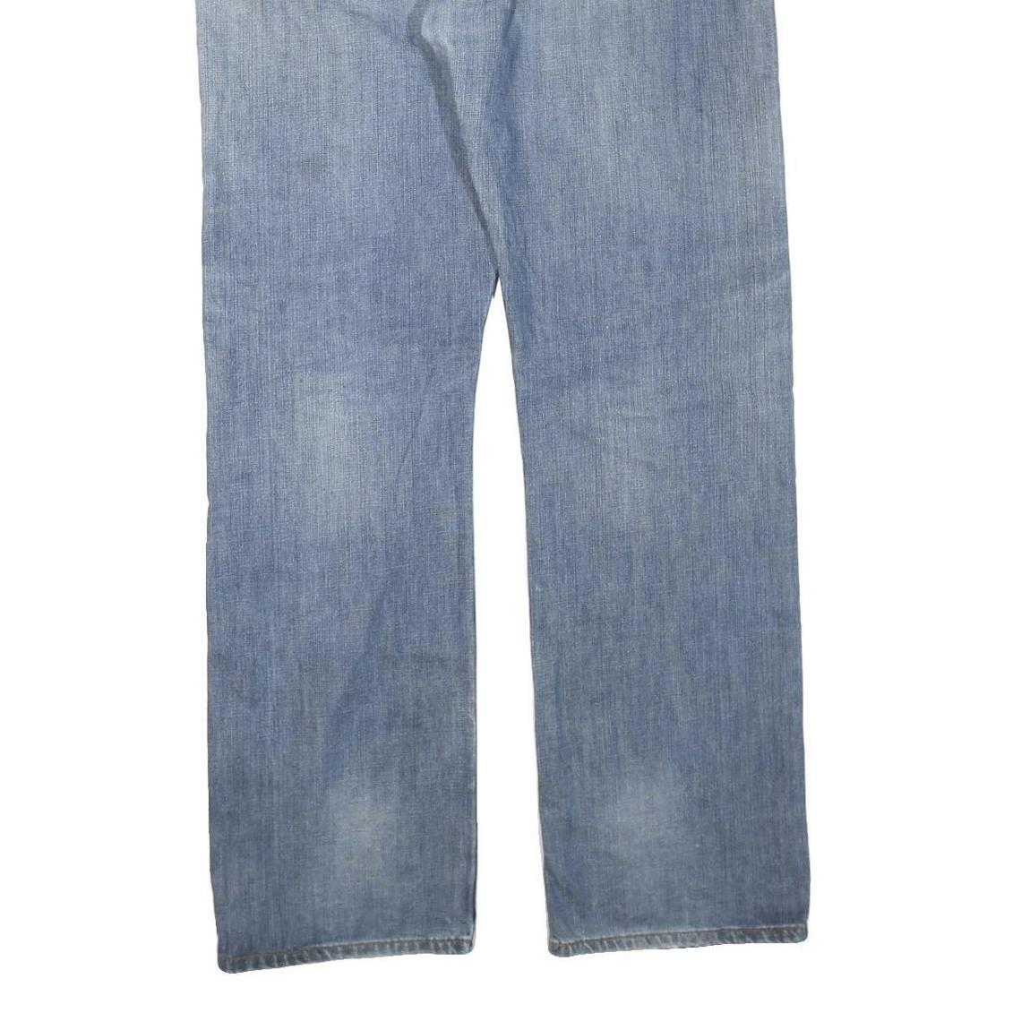 LEVI'S 501 Mens Jeans Blue Regular Straight Denim Light W38 L34 Button Cotton