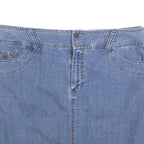 SONOMA Womens Blue Denim Mini Skirt Cotton Blend Casual L Fashion