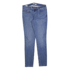 LEVI'S Womens Jeans Blue Slim Skinny Denim Light W29 L30 Zip 711 Model