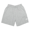 NIKE Mens Grey Casual Shorts S W28 Cotton Blend Relaxed Fit Logo Pocket