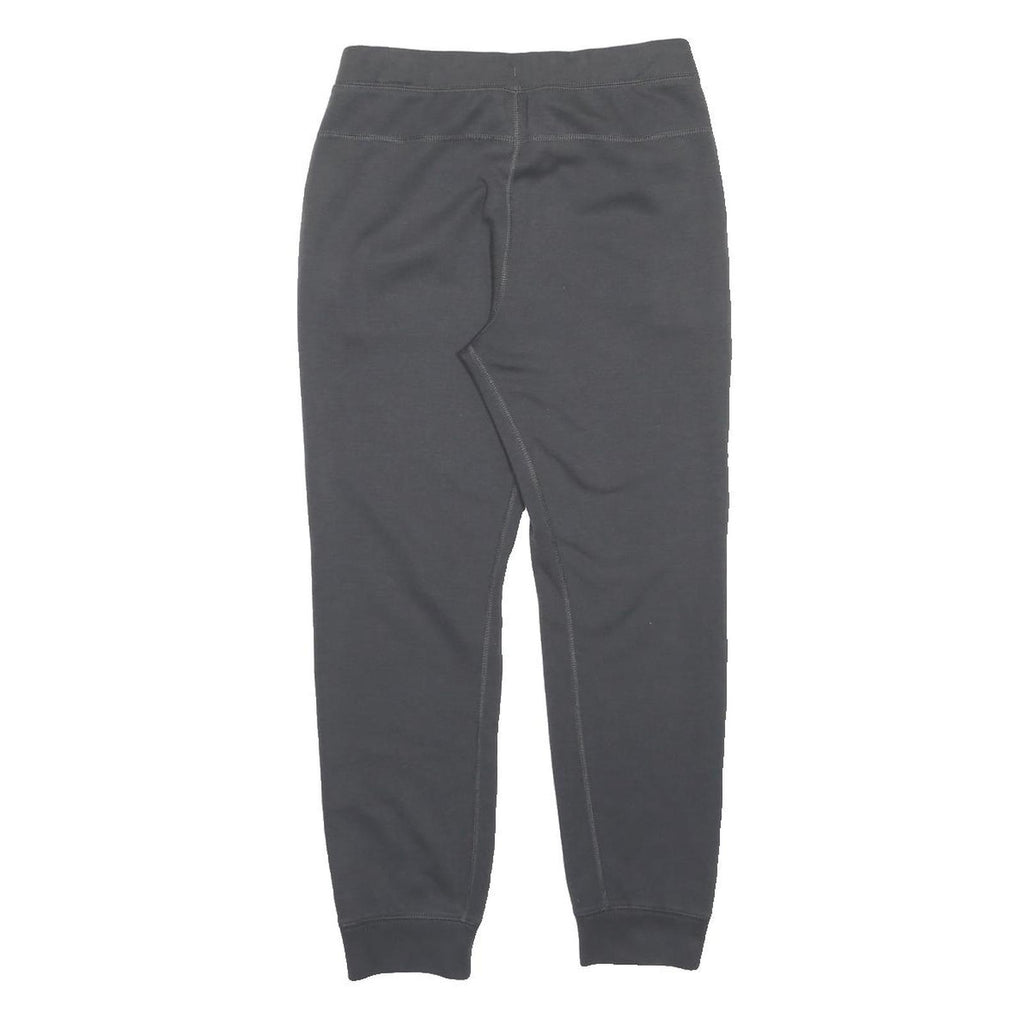 THE NORTH FACE Boys Joggers Grey L W28 L26 Logo Print Slim Tapered Fit