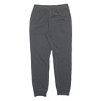 THE NORTH FACE Boys Joggers Grey L W28 L26 Logo Print Slim Tapered Fit