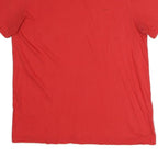 MICHAEL KORS Mens Red Cotton T-Shirt XL Short Sleeve Crew Neck Plain Classic Fit